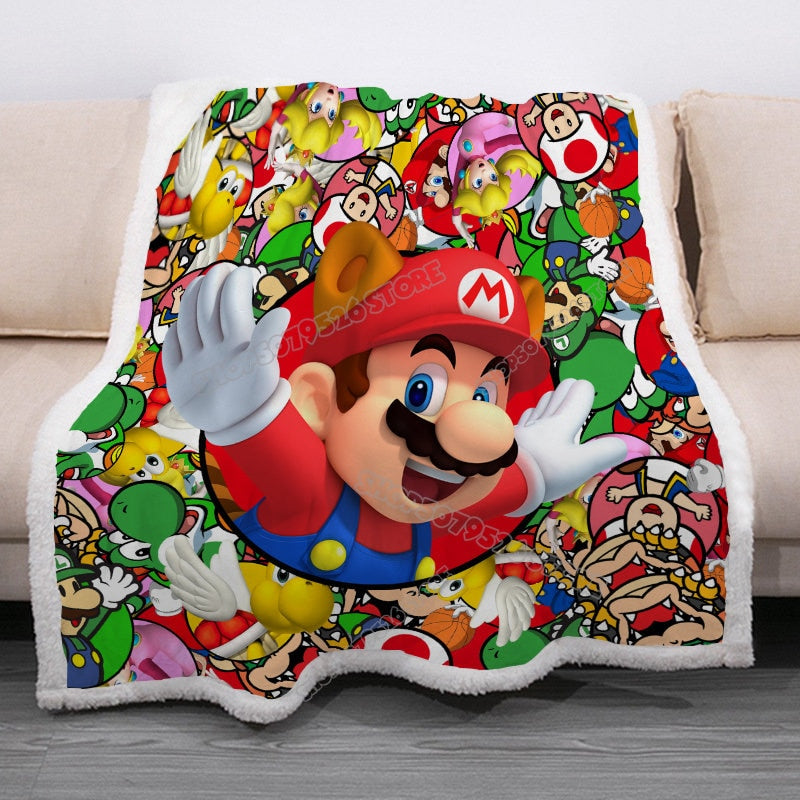 Cobertor Super Marios