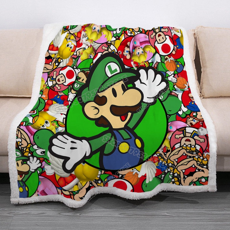 Cobertor Super Marios