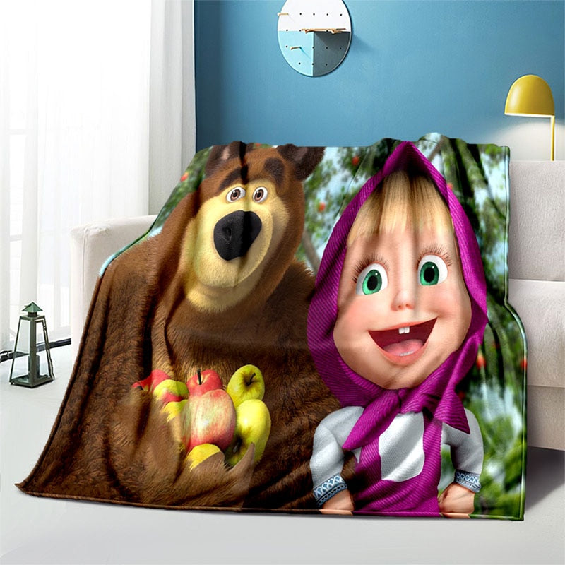 Cobertor Masha & o Urso